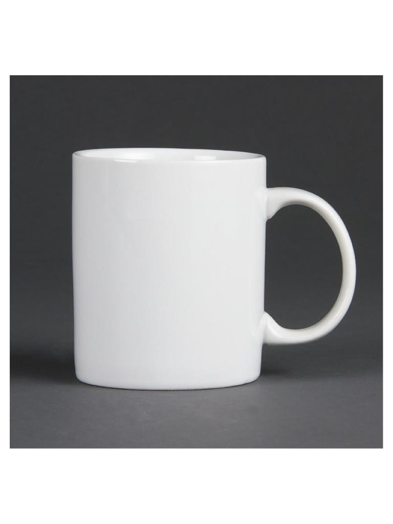 Mug - 28,4 CL - 12 pièces - Ø 8 x H 9,5 x 11,9 x 8,1 CM - Porcelaine - Olympia - CB466
