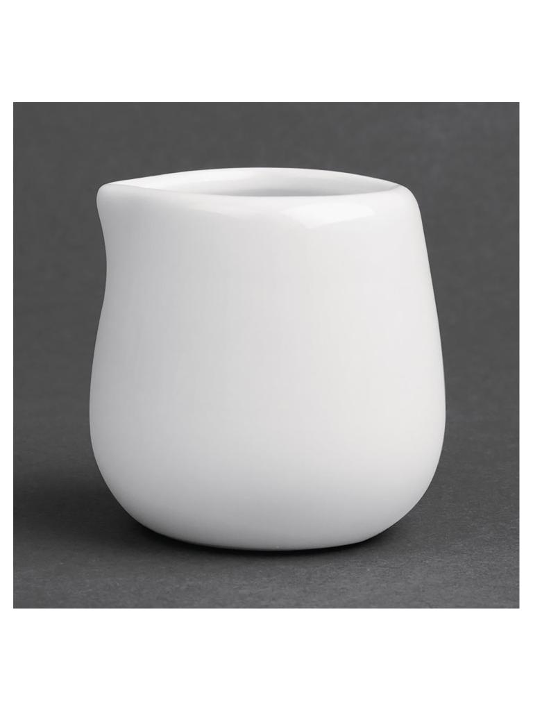 Pots à lait - 4.3 CL - 12 pièces - H 5 x 5 x 5 CM - Porcelaine - Olympia - C203