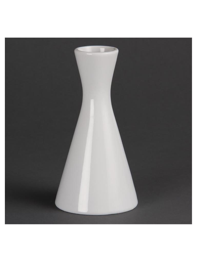 Vase - 6 pièces - Blanc - H 14 CM - Porcelaine - Olympia - CB701