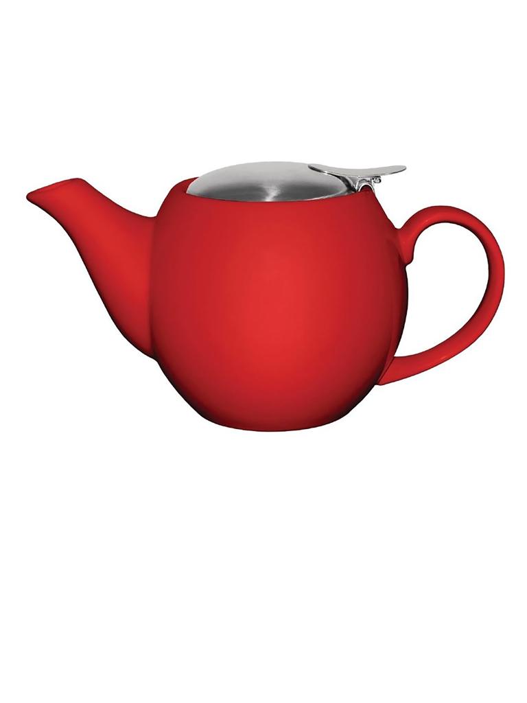 Théière - 51 CL - Rouge - Ø 11 x H 10,4 x 19,4 CM - Grès - Olympia - GM594