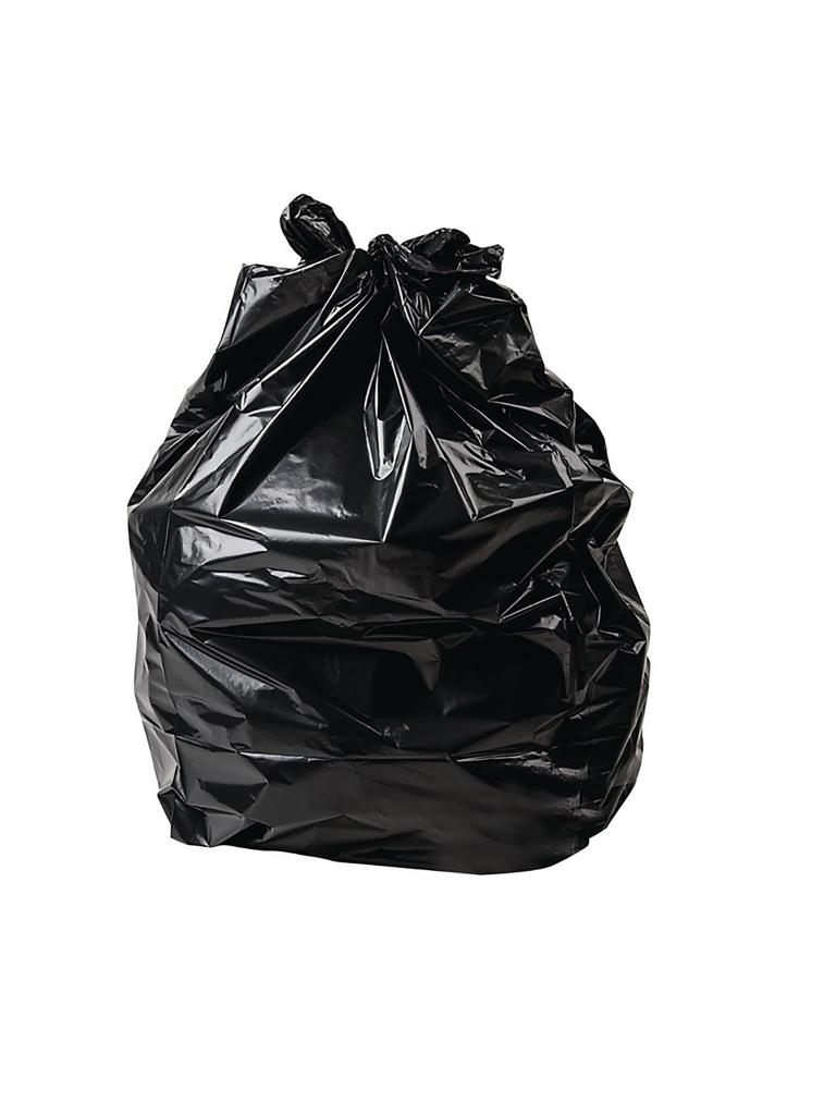 Sacs poubelles - 120 Litres - 100 pièces - Noir - H 116,8 x 50,8 x 86,4 x 116,8 CM - Polyéthylène - Jantex - CD508