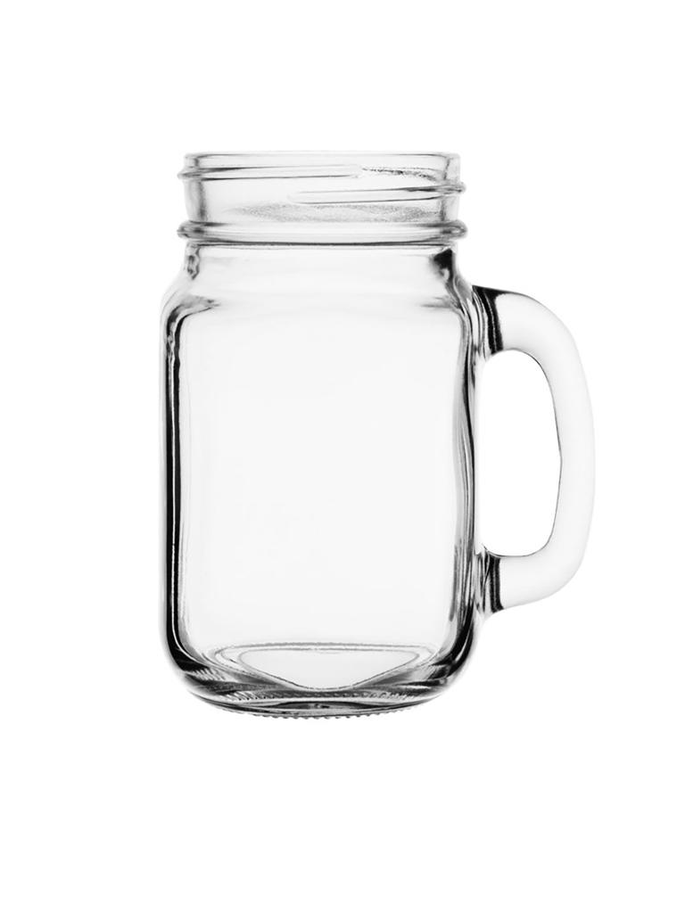 Verre à boire Mason jar - 45 CL - 12 pièces - Ø 7,9 x H 13,2 CM - Verre - Olympia - CE678