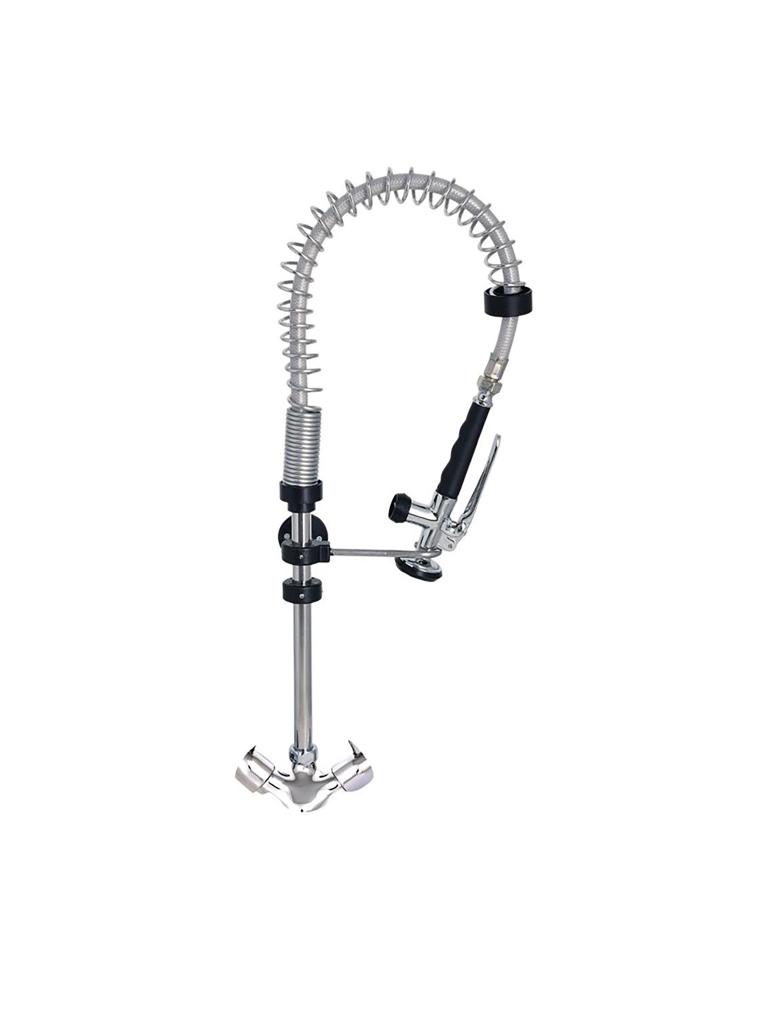 Douchette prélavage - Basse - H 70 CM - Inox - Gastro M - CY796