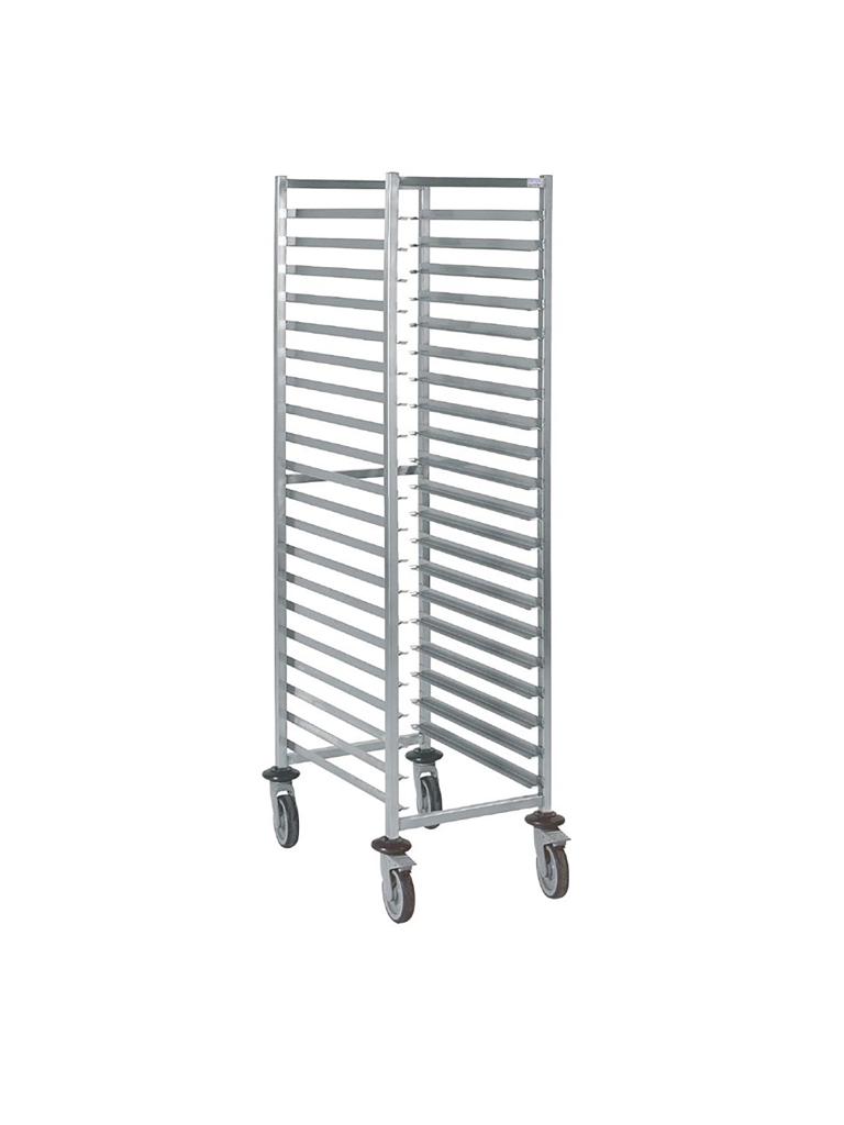 Chariot à étagères - H 178,5 x 72,5 x 54 CM - Inox - Tournus - GM599