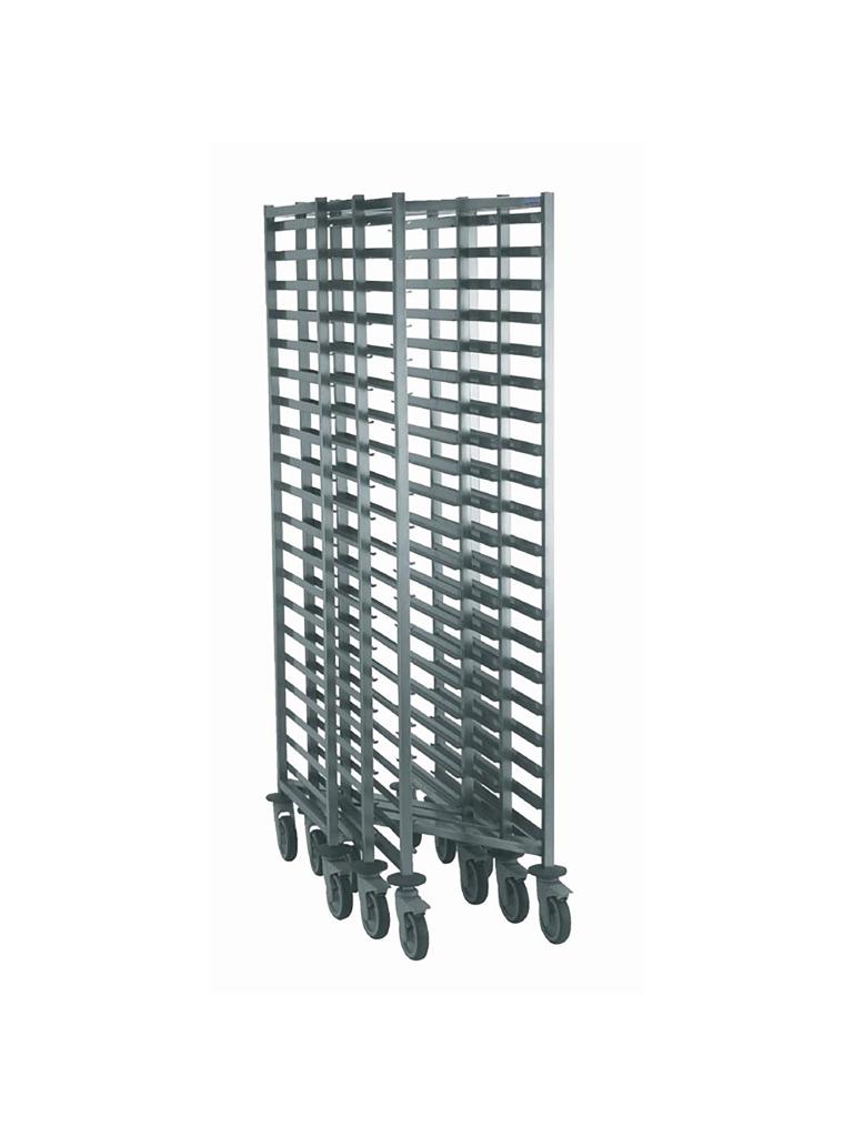 Regaalwagen - H 178,5 x 65,5 x 44,5 CM - Acier Inoxydable - Tournus - CG196