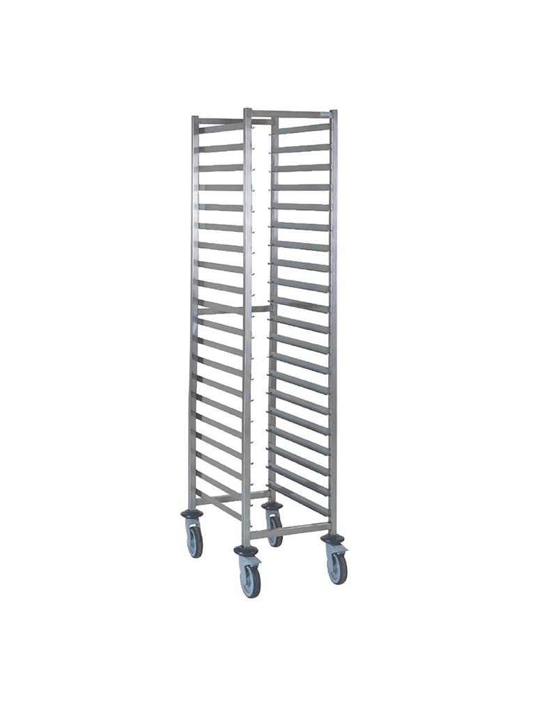 Regaalwagen - 20 x GN 1/1 - H 165 x 45,5 x 65,5 CM - Inox - Tournus - CG186