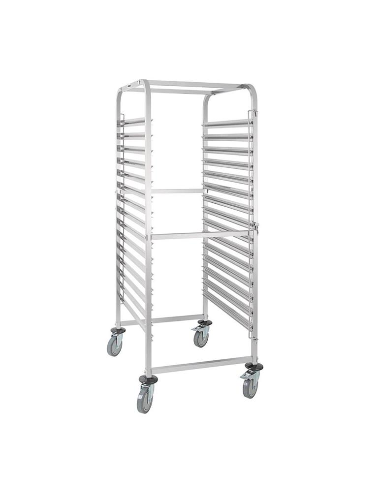 Regaalwagen - H 172 x 77 x 58,5 CM - Acier inoxydable - Vogue - GG499