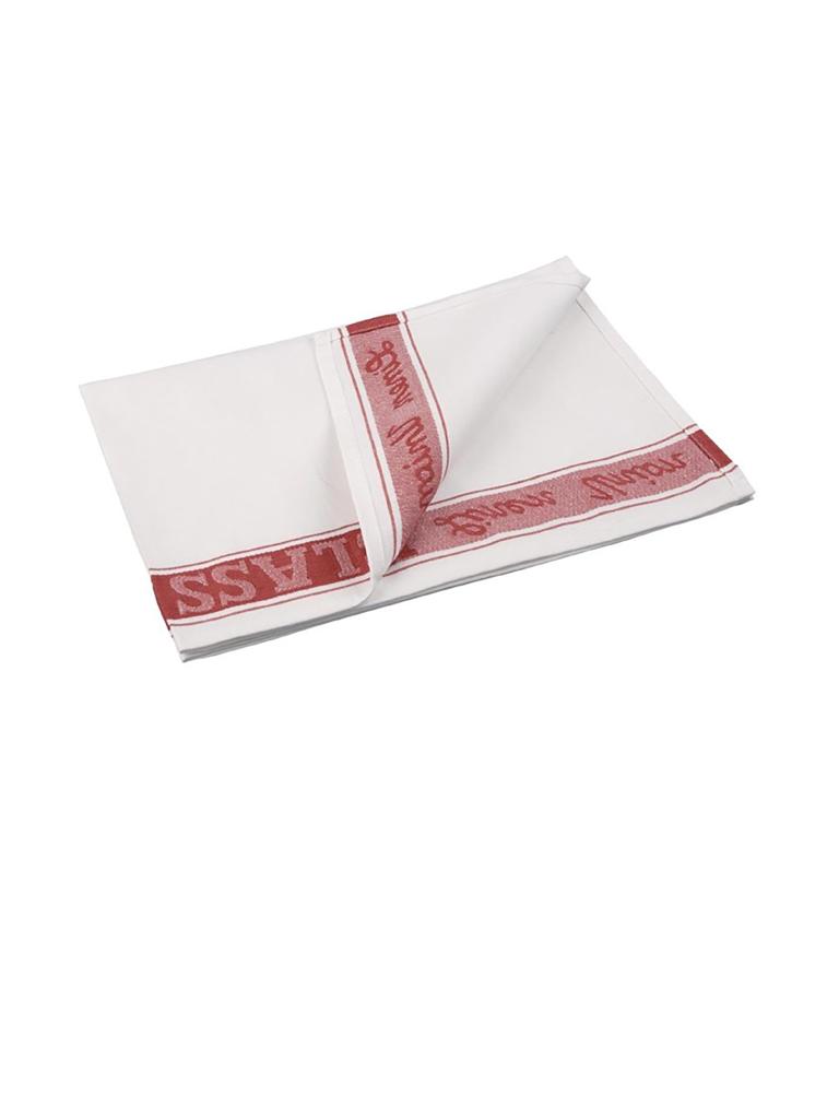 Tissu de verre - Rouge - 76,2 x 50,8 CM - Demi lin - Vogue - E910