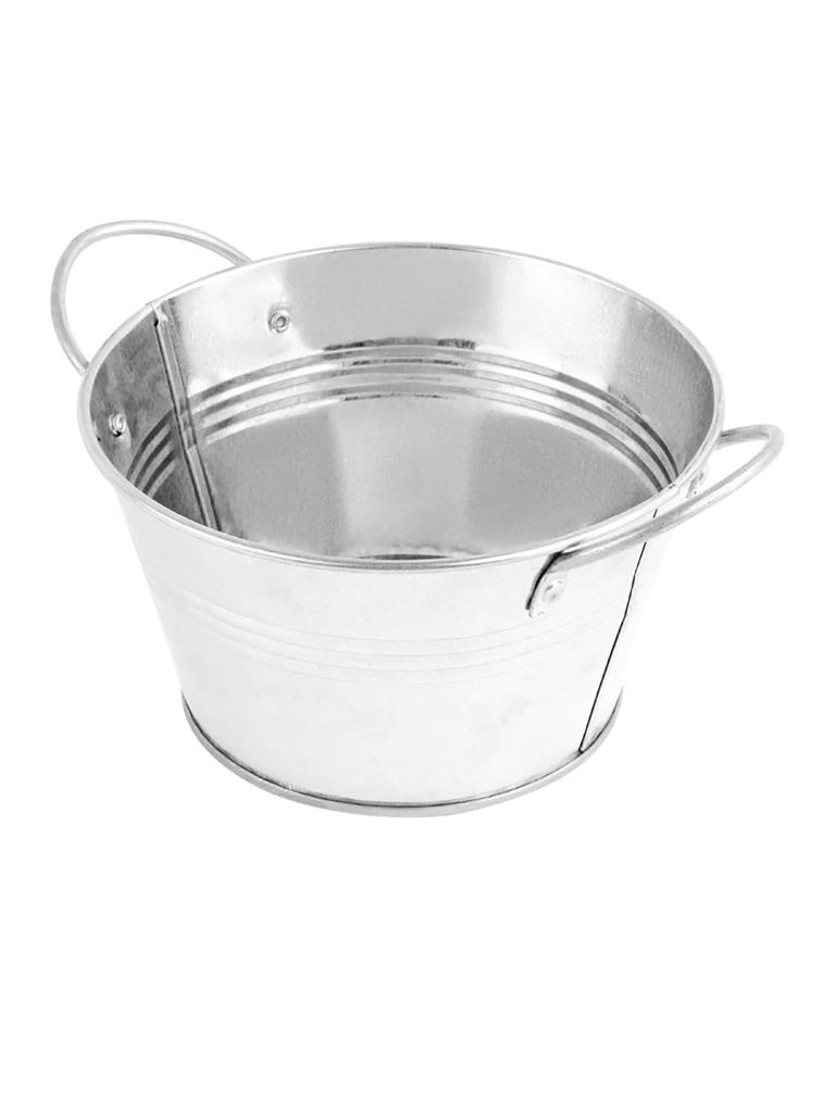 Porte frites - Seau - Ø 15 x H 8 CM - Acier - Olympia - DM214