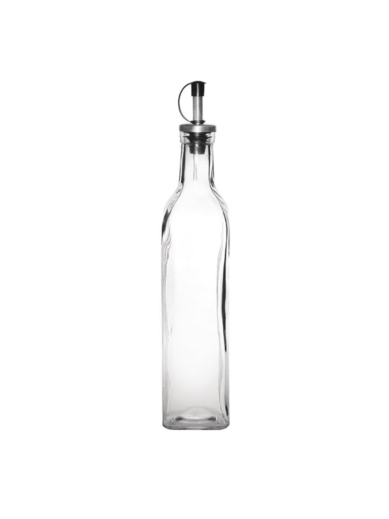 Bouteille d'huile - 50 CL - 6 pièces - H 30,5 x 5,7 x 5,7 CM - Verre - Olympia - GG927