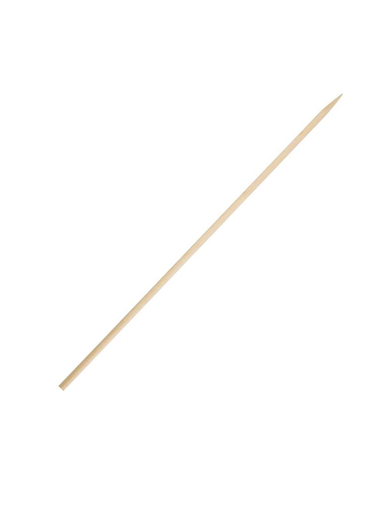Brochettes en bois - Biodégradables - 200 pièces - 18 CM - Bois de Bouleau - Vert Fiesta - CD907
