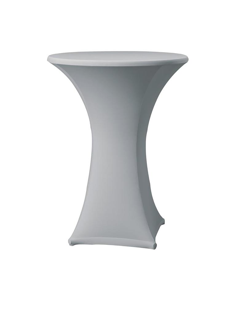 Nappe table haute - Gris - H 115 CM - Polyester/Elasthanne - DK574