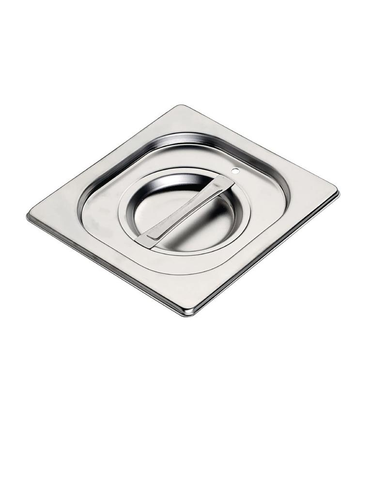 Couvercle bac gastronorme - Silicone - 1/6 GN - 17,6 x 16,2 CM - Gastro M - GR748