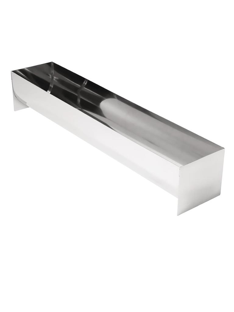 Moule à pâté et terrine - Forme U - 3 Litres - H 9 x 10 x 50 CM - Inox - Vogue - E581