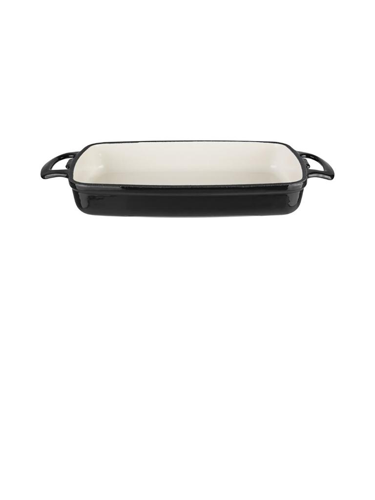 Plat à four - 1,8 Litre - Noir - H 4 x 37 x 21,7 CM - Fonte - Vogue - GH323