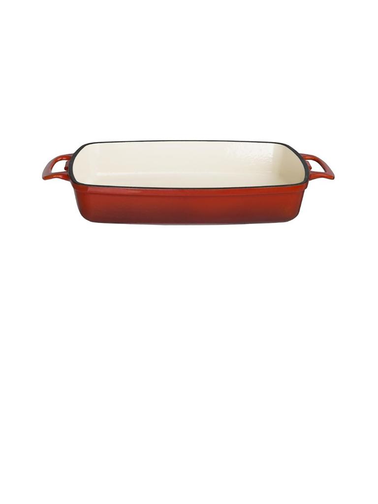 Plat à four - 2,8 Litre - Rouge - H 5,5 x 39 x 23,5 CM - Fonte - Vogue - GH320