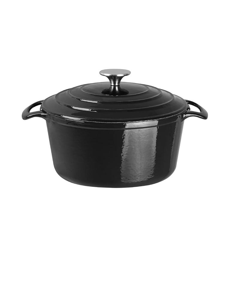 Cocotte - Noir - Ø 20,5 x H 12 CM - Fonte - Vogue - GH300