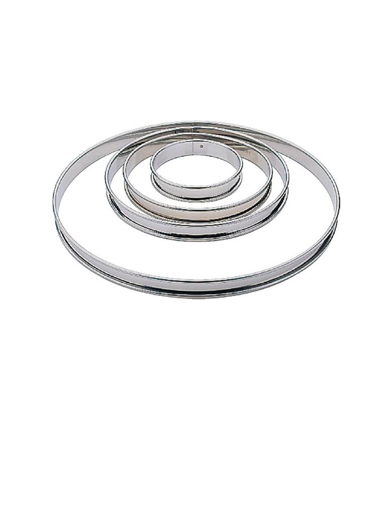 Cercle à gâteau - Ø 16 x H 1,8 CM - acier inoxydable - E645