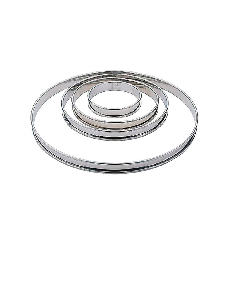 Cercle à gâteau - Ø 24 x H 1,8 CM - acier inoxydable - E647