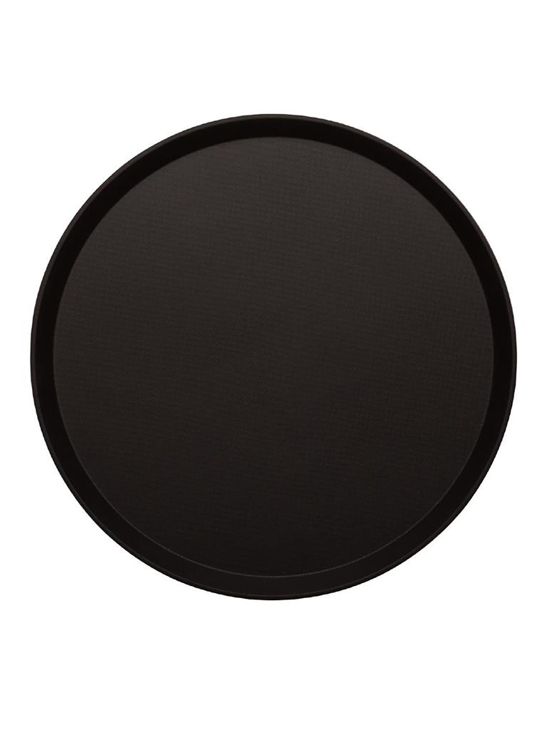 Plateau - Noir - Ø 35,5 x H 2 x 35,6 CM - Fibre de Verre - Cambro - DB003