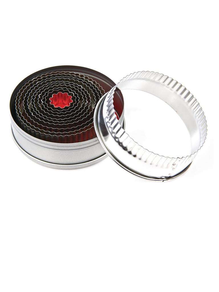 Douille - Ronde - 11 pièces - Ø 9 CM - Acier - Vogue - E019