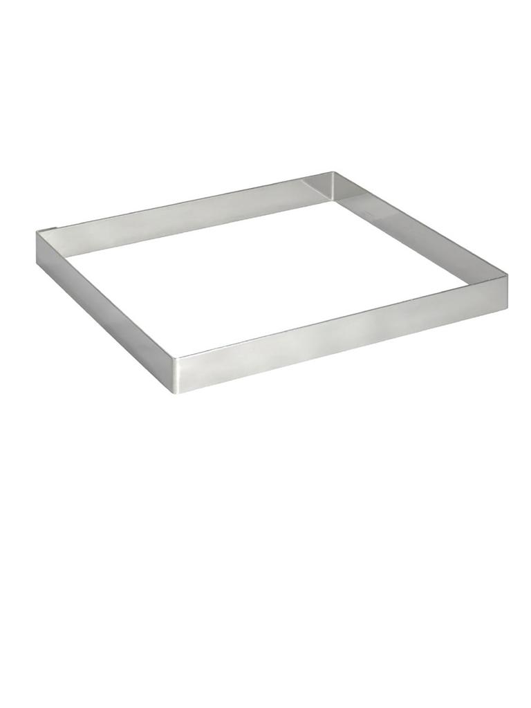 Moule mousse - H 2 x 20 x 20 CM - inox - De Buyer - GM387