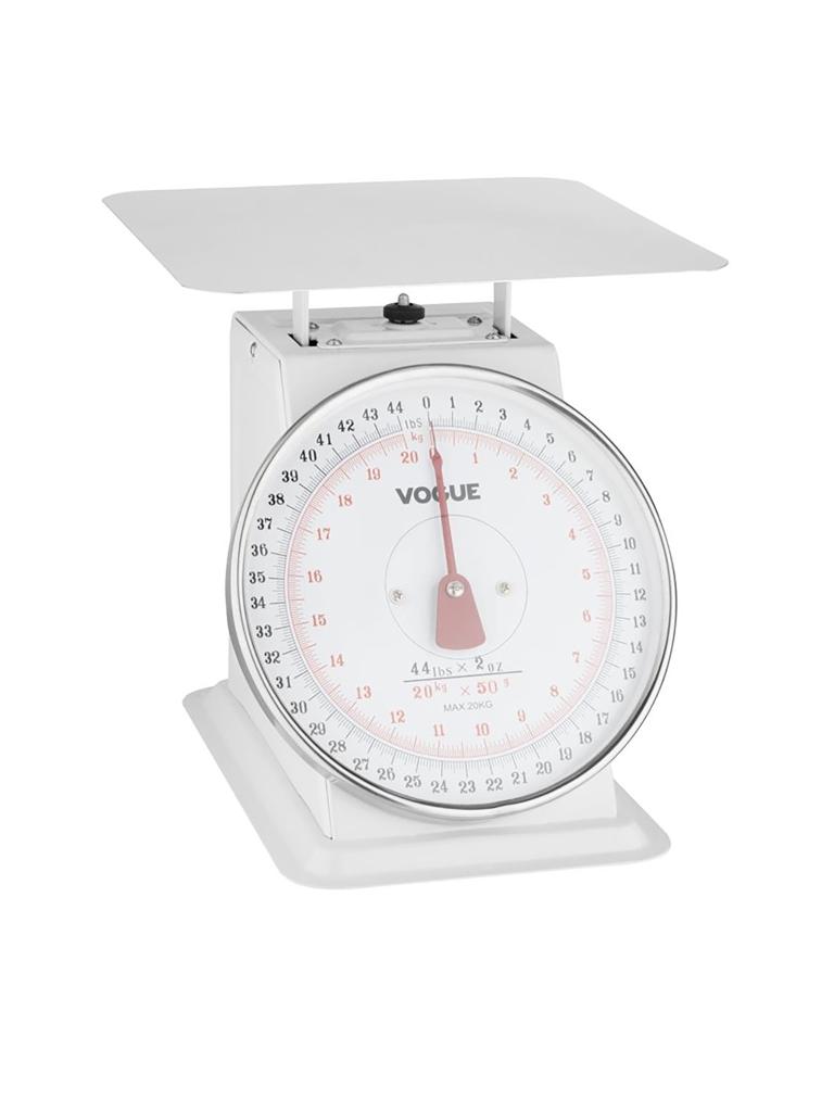 Balance Plate-Forme - Analogique - H 24,35 x 29,5 x 25,3 CM - Acier Inoxydable - Poste de Pesage - F175