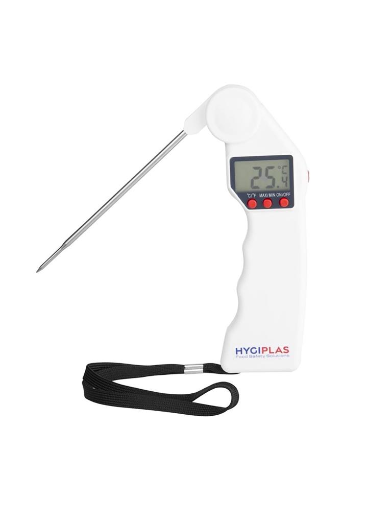 Thermomètre - Analogique - Blanc - Plastique - Hygiplas - J242