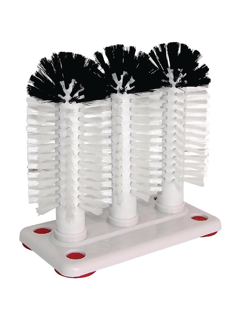 Brosse de rinçage - 3 plis - H 16,5 x 15,5 x 10 CM - Jantex - GD151