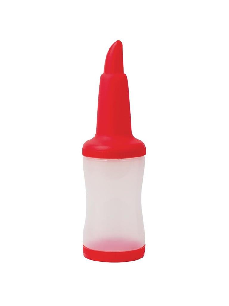 Bouteille Cocktail - 1,08 Litre - Rouge - H 34 x 10 x 10 CM - Plastique - DL261