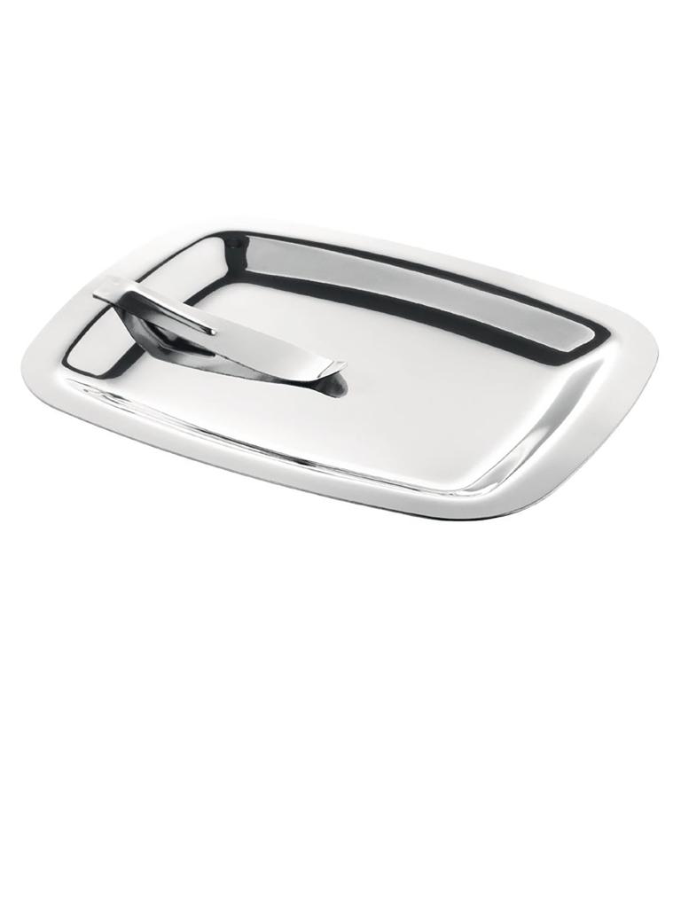 Plat compte - 15 x 12 CM - inox - Olympia - CM759