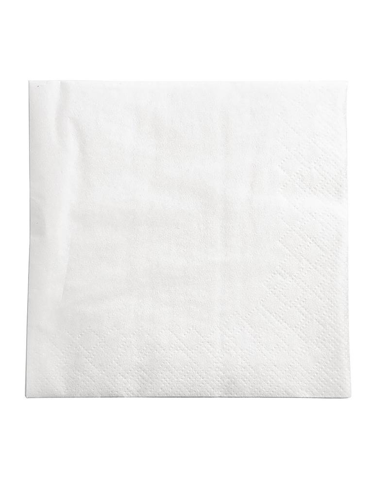 Serviettes cocktail - 1500 pièces - Blanc - 24 x 24 CM - Papier - Fasana - CK881