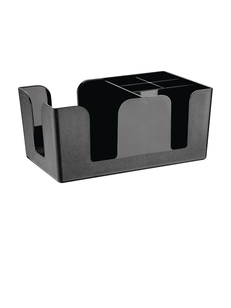 Bar Caddy - Noir - H 10,5 x 24 x 15 CM - Plastique - Olympia - F980
