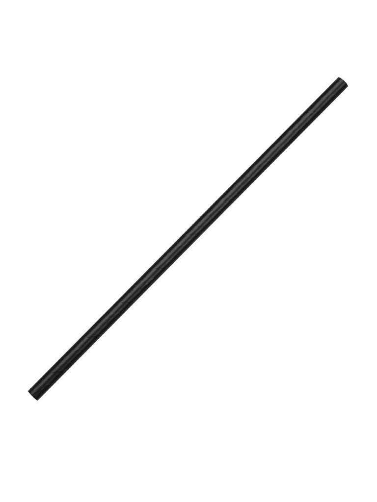 Pailles - 250 pièces - Noir - Ø 0,6 x 21 CM - Papier - Fiesta Green - DE926