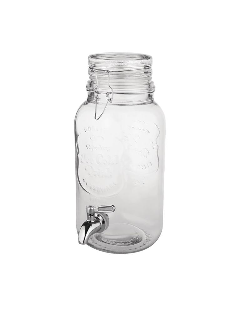 Distributeur de boissons froides - 3,6 Litre - H 32,5 x 19,5 x 14,5 CM - Verre - Olympia - CN680