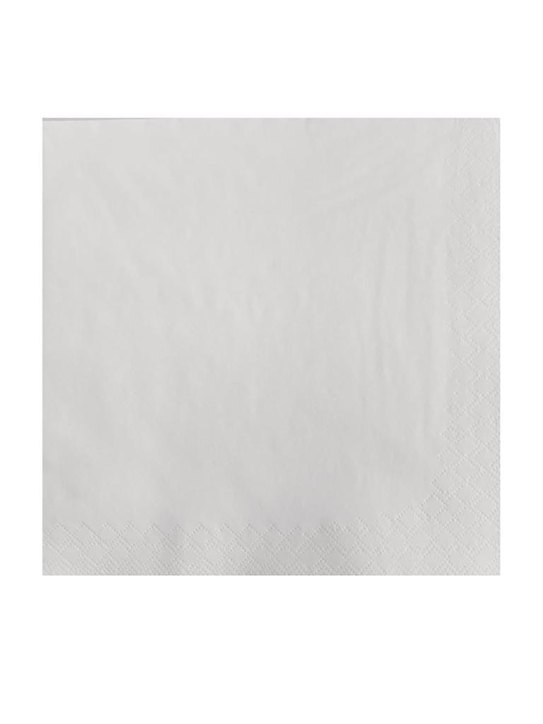 Serviettes - 1000 pièces - Argent - 40 x 40 CM - Papier - Fasana - CC587