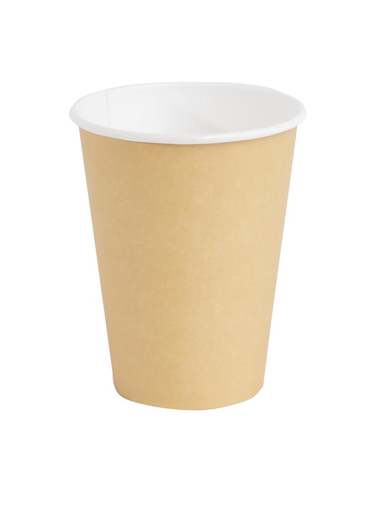 Gobelets à café jetables - 34 CL - 1000 pièces - Marron - Ø 8,95 x H 11 CM - Carton - Fiesta - GF032