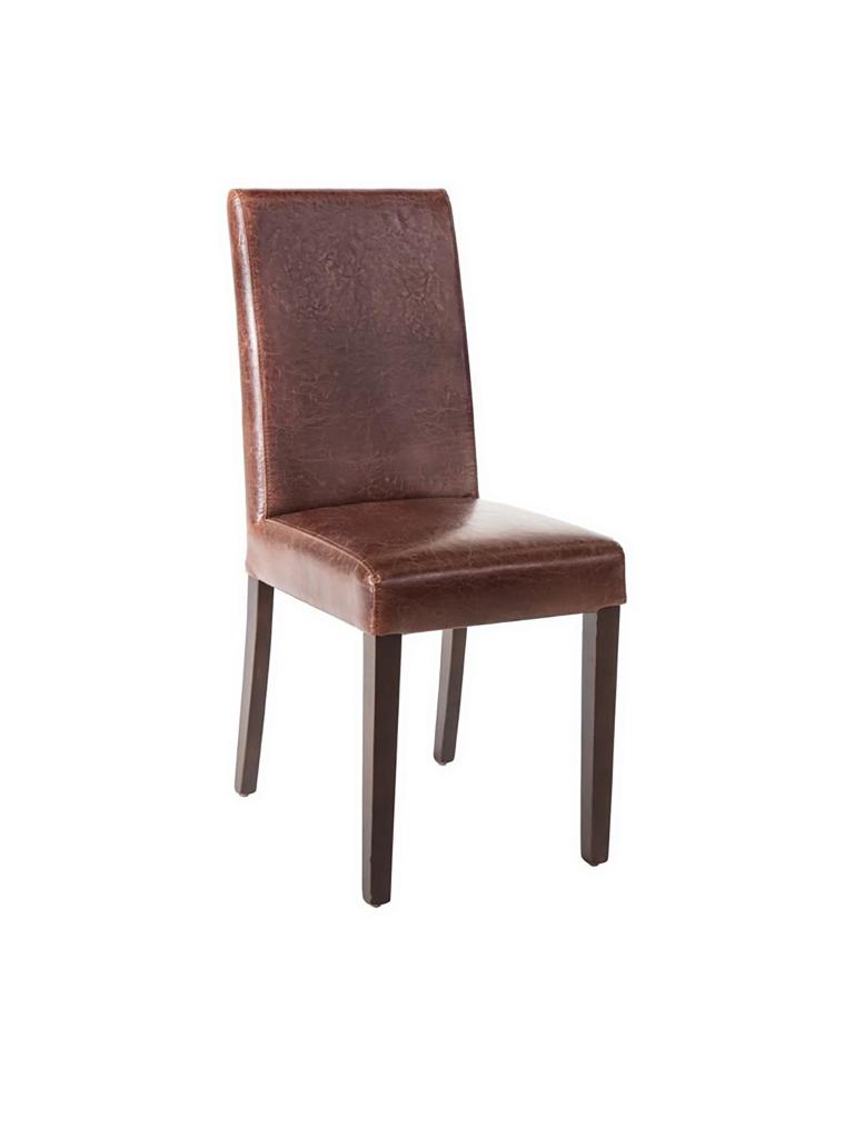 Chaise de restauration - 2 pièces - Marron - H 94 x 40,5 x 50 CM - Bolero - GR369