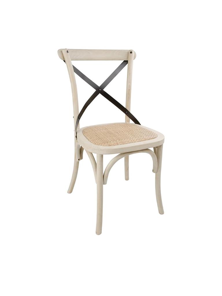 Chaise de restauration - 2 pièces - H 88 x 46 x 54 CM - Bois/Métal - Bolero - DR306