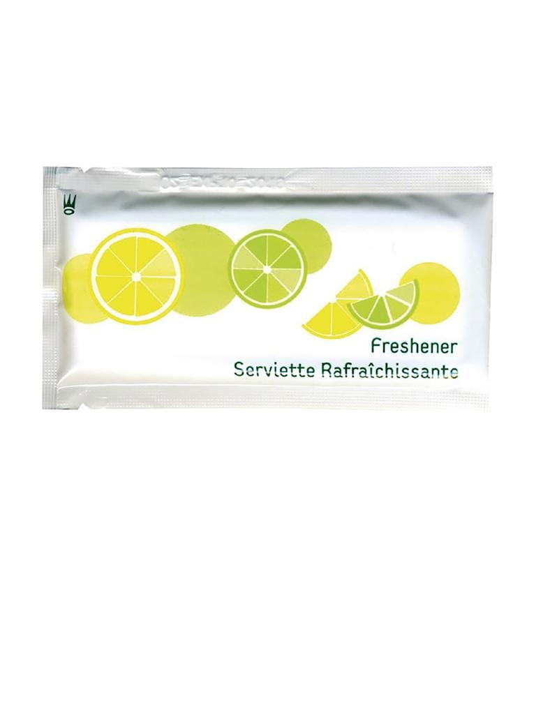 Lingettes au citron - 500 pièces - H 6 x 11 x 18,5 CM - CE260