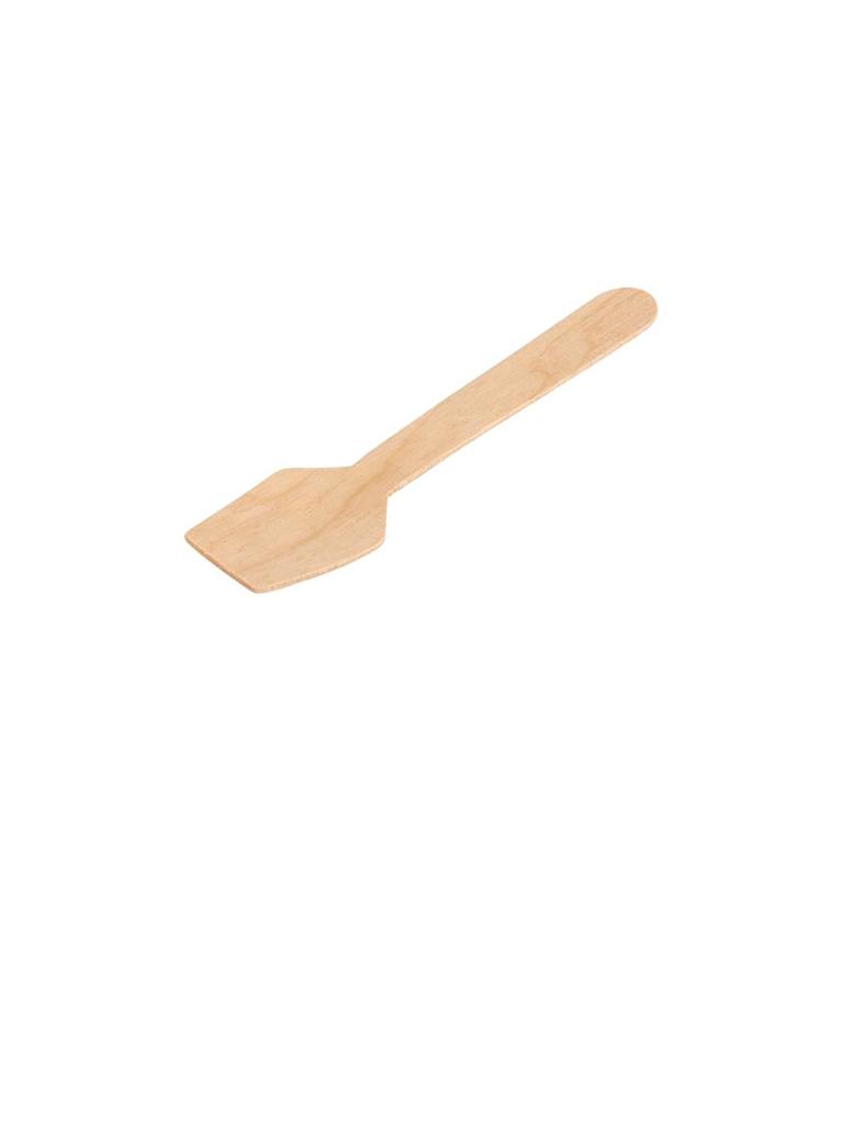 Cuillères à glace jetables - 100 pièces - 9,6 CM - Bois de bouleau - Fiesta Green - DK399