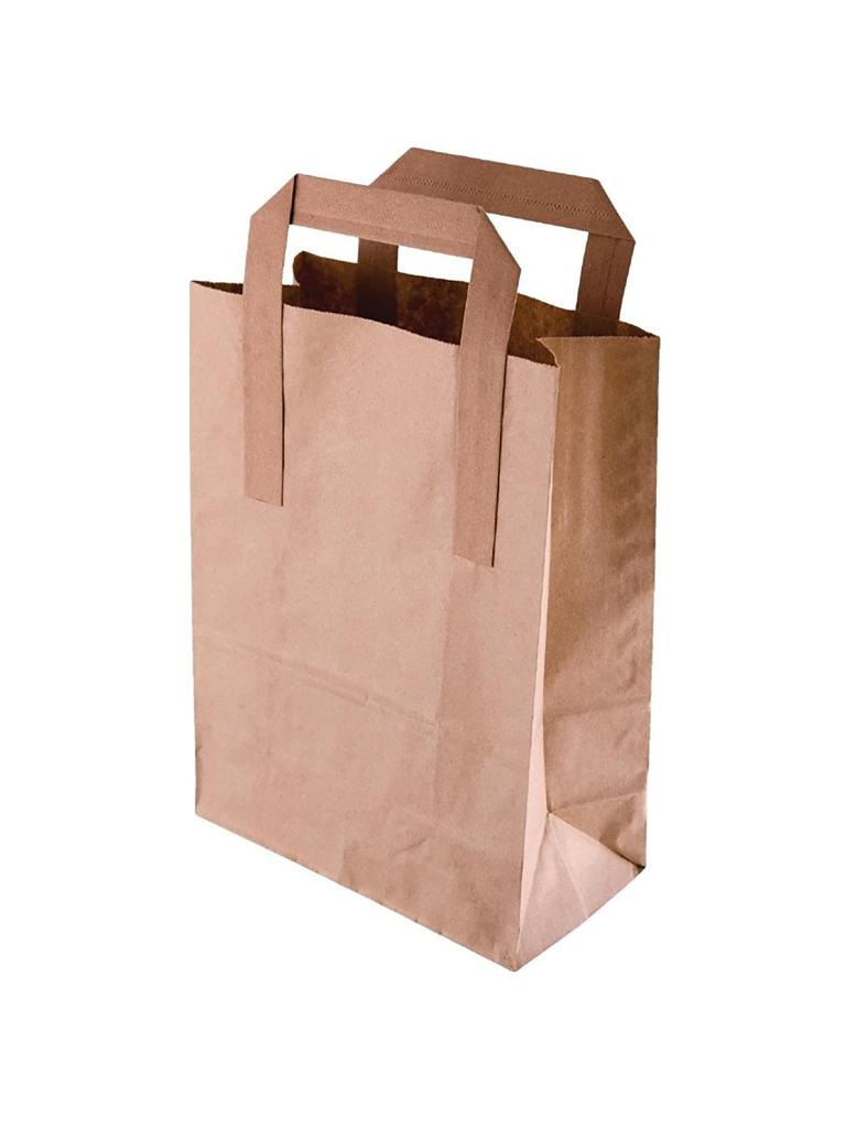 Sac en papier - 250 pièces - Marron - H 30,5 x 25,5 x 14 CM - Papier - Fiesta Green - CF592