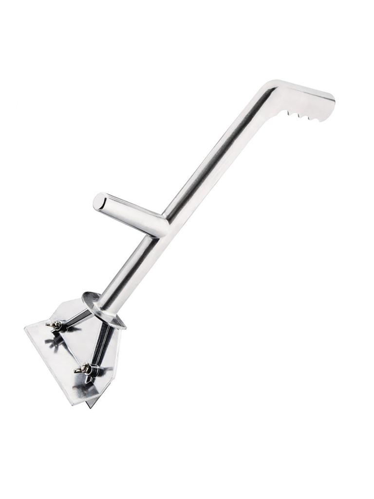 Grattoir à gril - H 11,5 x 15,2 x 40,7 CM - inox - Jantex - GF378