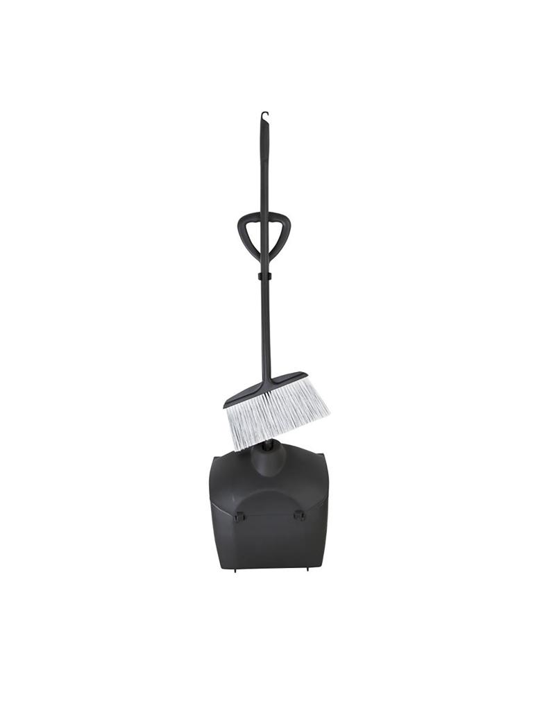 Balai et clignotant - Noir - H 95 x 30 x 34,5 CM - Plastique - Jantex - CK851