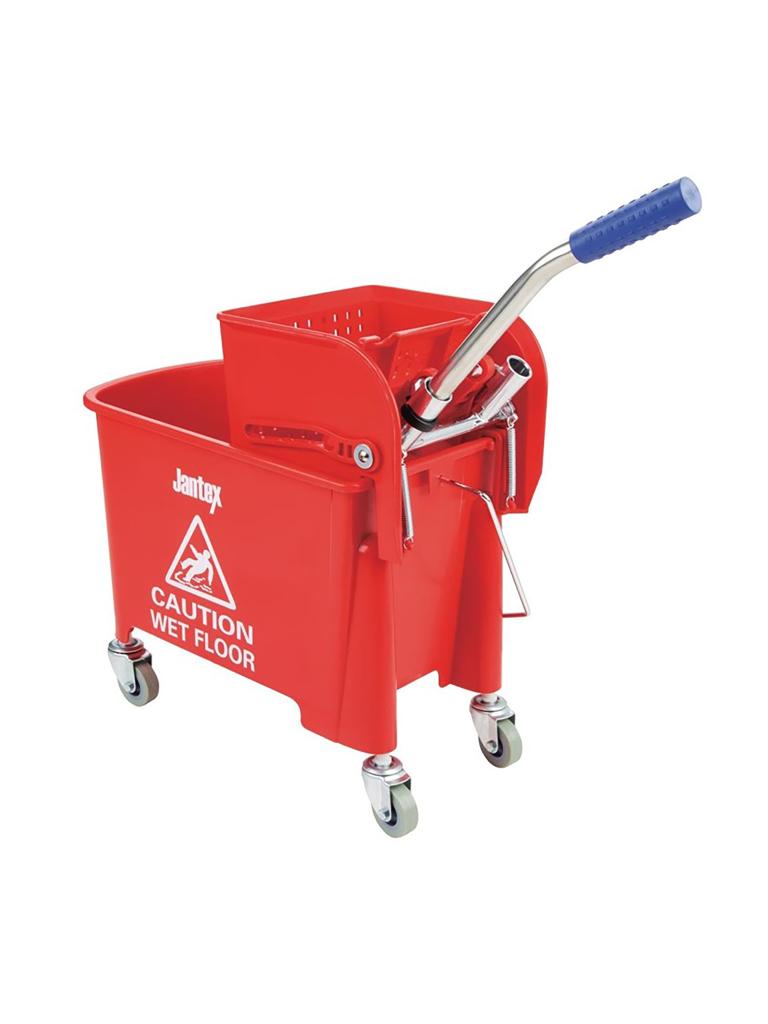 Seau - 20 Litres - Rouge - H 48 x 28 x 35 CM - Jantex - DL912