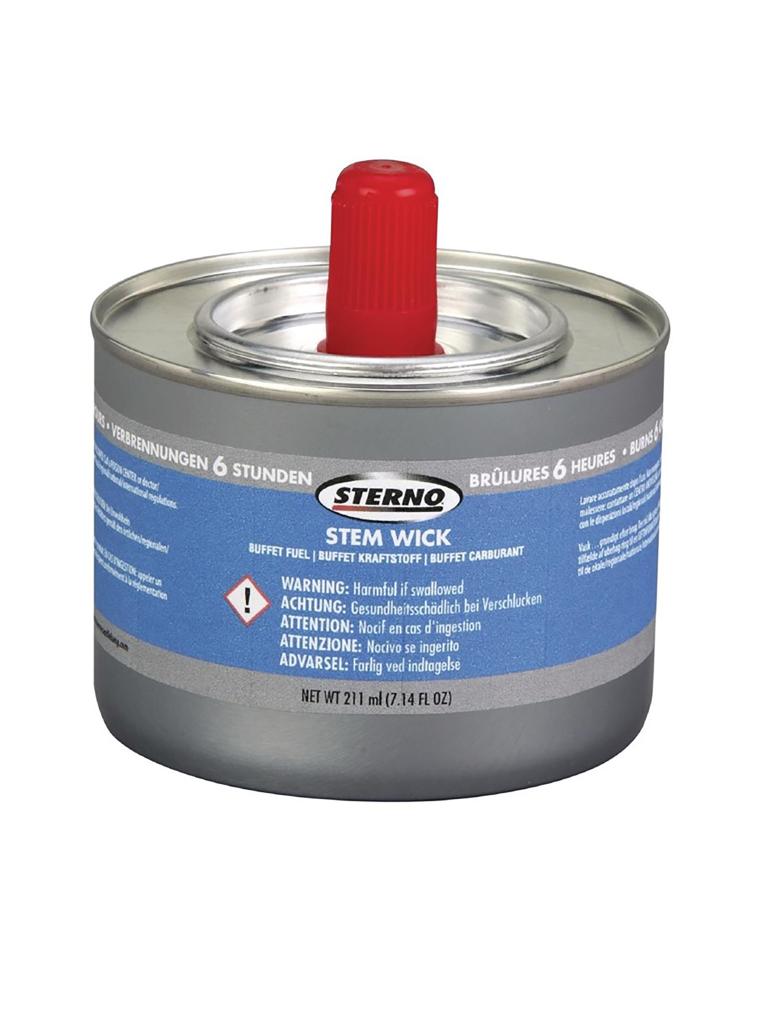 Pâte combustible - 6 heures - 12 pièces - Ø 8,5 x H 6,7 CM - Métal - Sterno - GF438