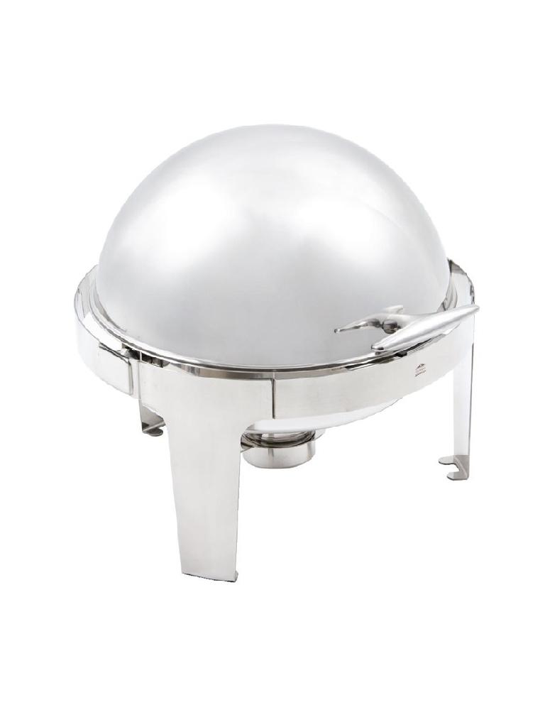 Chafing dish - Rolltop - 6 Litres - Argent - H 45 x 52 x 48 CM - Inox - Olympia - U009