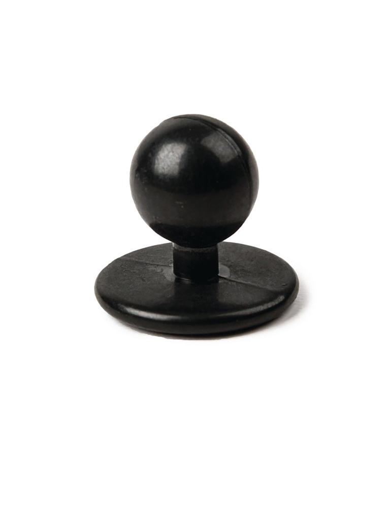 Boutons Boule - Unisexe - 12 pièces - Noir - Plastique - Blancs Chefs Vêtements - A016