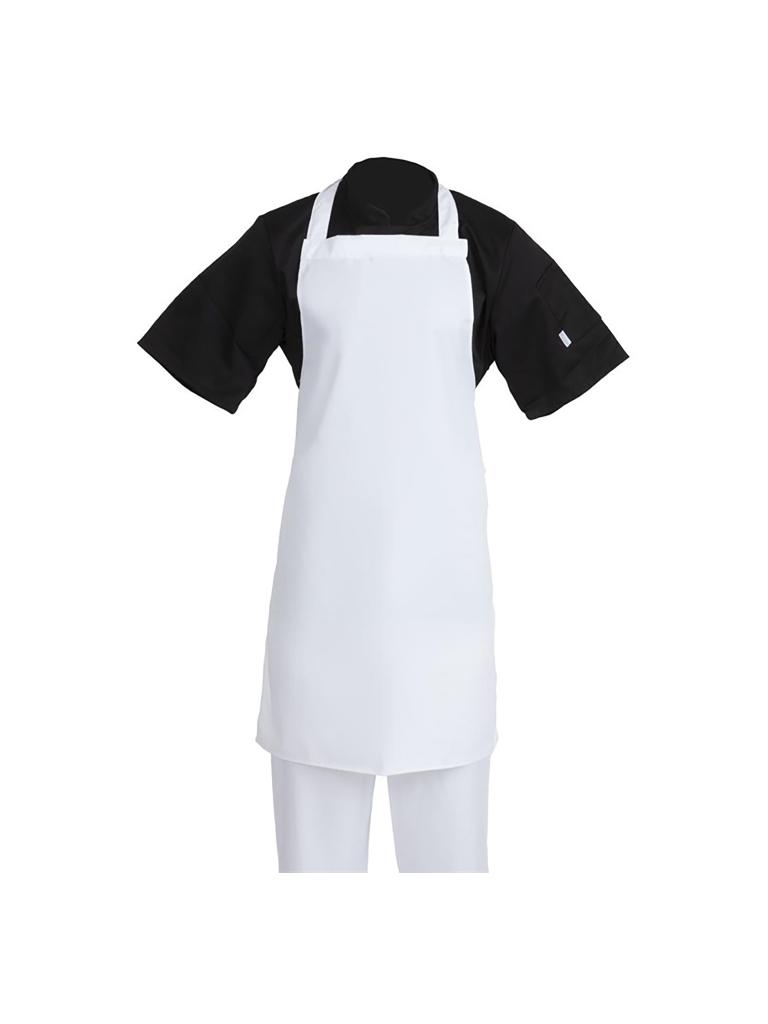 Tablier Halter - Unisexe - Blanc - 71,1 x 96,5 CM - Polyester/Coton - Vêtements de Chefs Blancs - A521