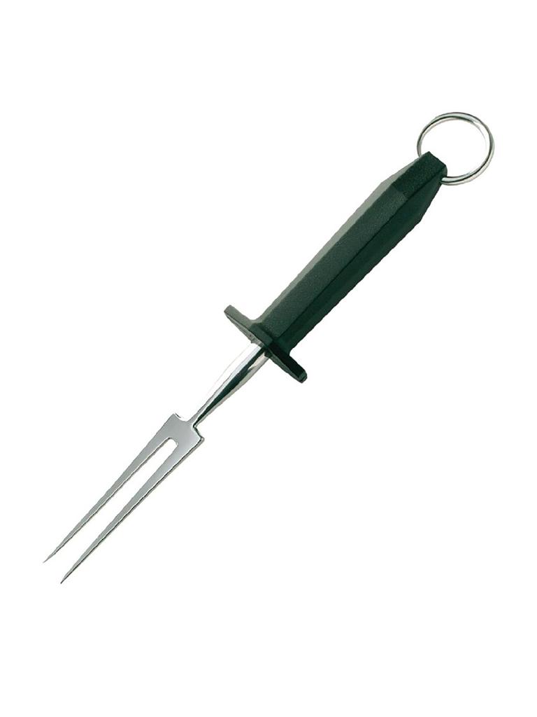Fourchette à viande - Noir - H 0,6 x 2,9 x 29 CM - Inox - Hygiplas - C423